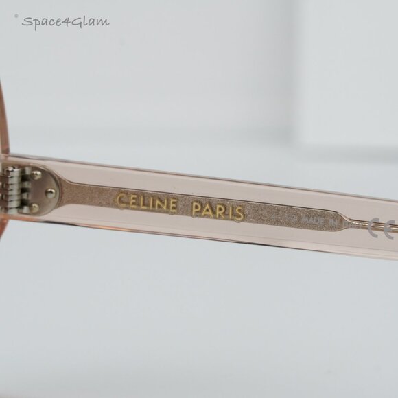 BRAND NEW Celine CL40241F 72F Transparent Pink Brown Gradient Women Sunglasses - Picture 7 of 7
